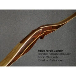 FALCO - Longbow FORCE VINTAGE CARBON 68" -Arc Et Flèche Boutique falco arc longbow force vintage 64 34